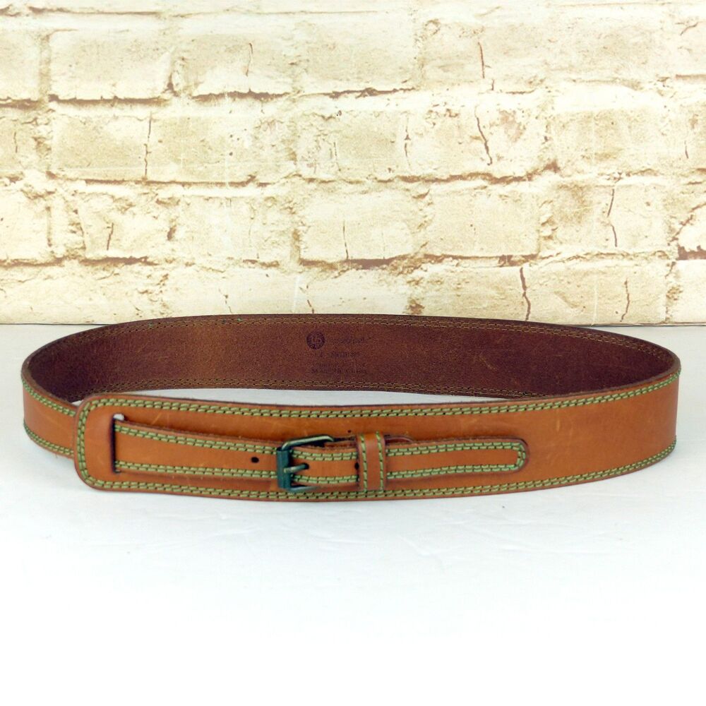 Linea Pelle Tan Leather Belt